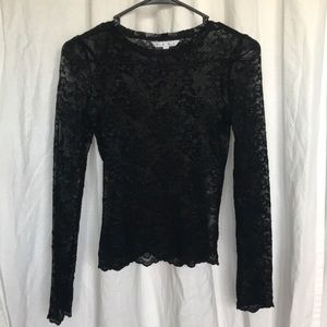 CAbi Floral Lace long sleeve